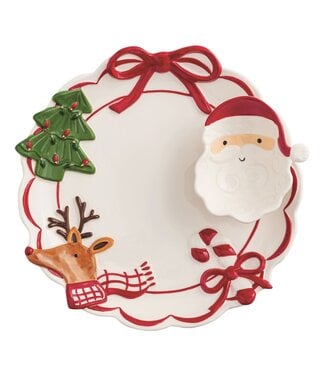 Whimsy Christmas Chip & Dip Server