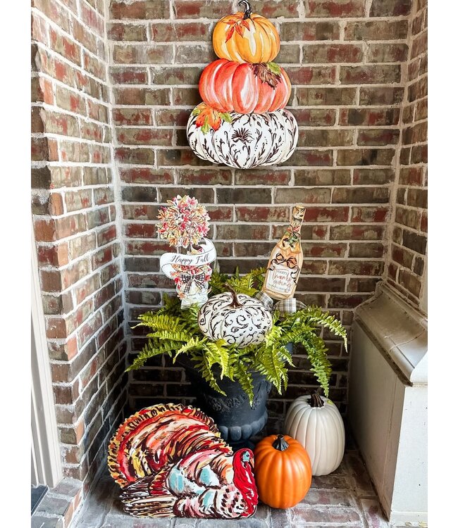 THE ROUND TOP COLLECTION Fall Pumpkin Stack