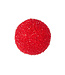 Red Glitter Ball Ornament - Sold Individually