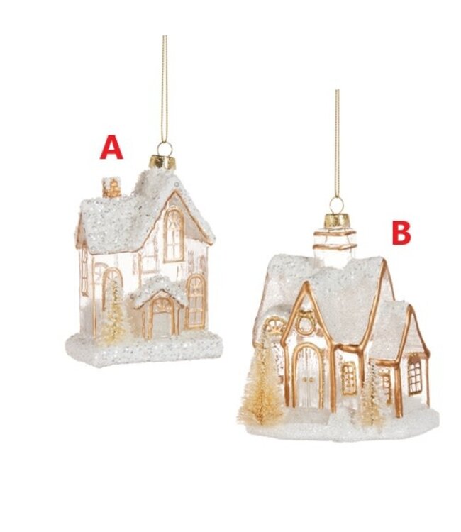 Gingerbread House Ornament - Sold Individually