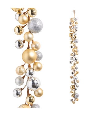 4' Champagne Ball Garland
