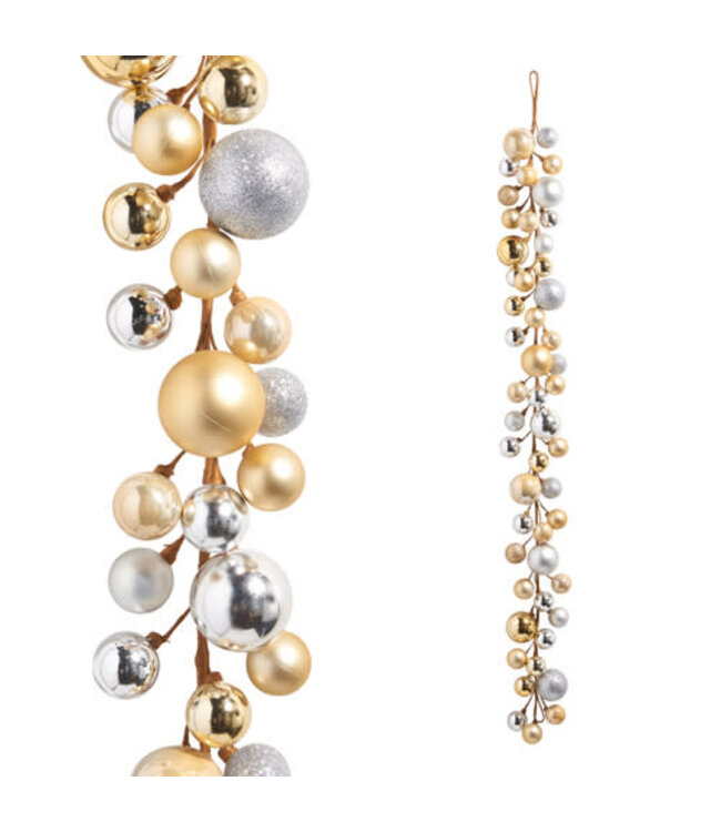4' Champagne Ball Garland