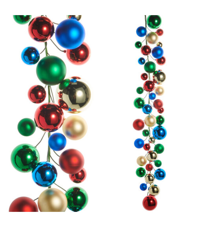 4' Multicolor Ball Garland