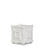 White Bamboo Planter - Sold Individually