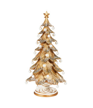 18” Gold Tree With Pearls
