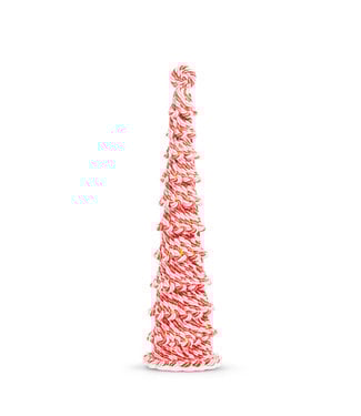 21.5" Lighted Peppermint Tree