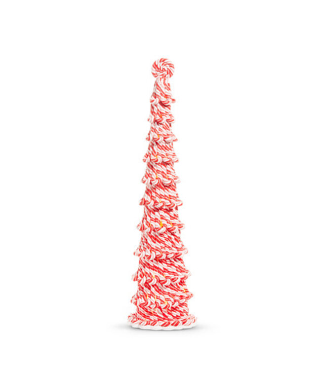 21.5" Lighted Peppermint Tree