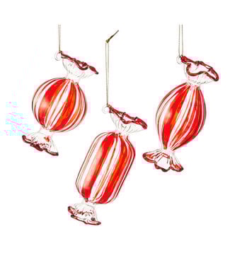 Peppermint Candy Ornament - Sold Individually