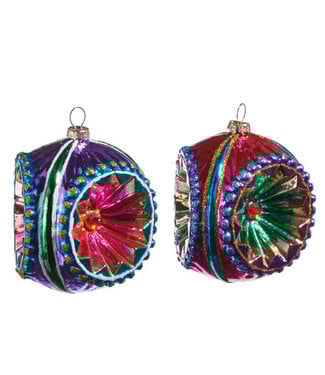4" Multicolor Witch Eye Ornament - Sold Individually