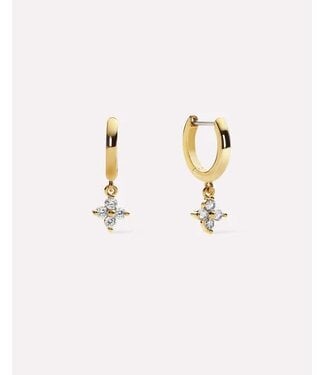Angela Huggie Hoop Earrings