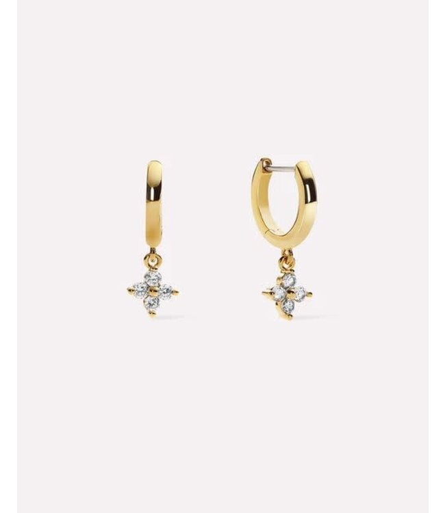 Angela Huggie Hoop Earrings