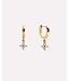 Angela Huggie Hoop Earrings