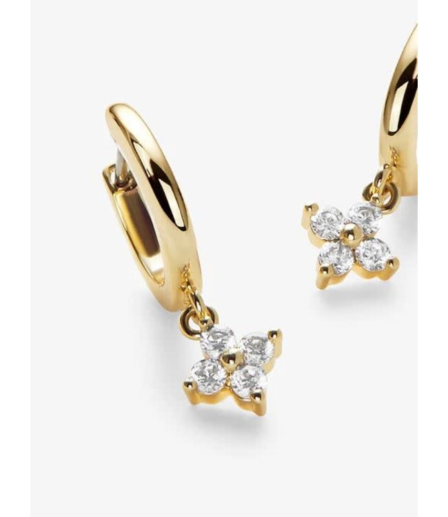 Angela Huggie Hoop Earrings