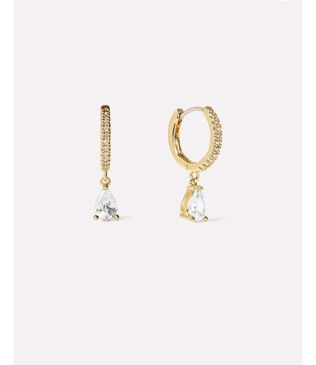 Elise Delicate Huggie Hoops