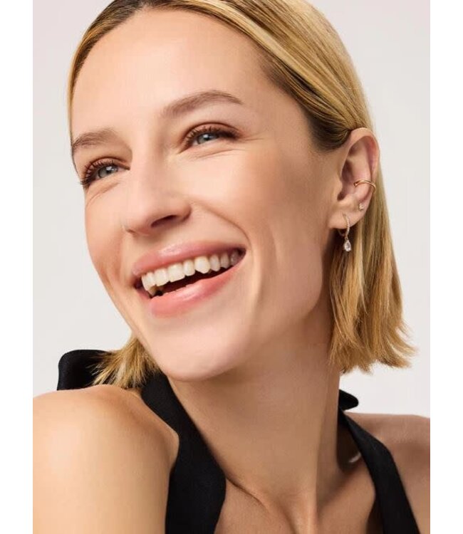 Elise Delicate Huggie Hoops