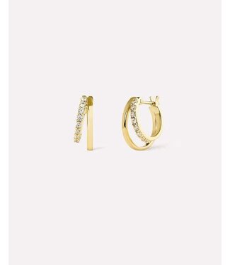 Toda Double Hoop Earrings