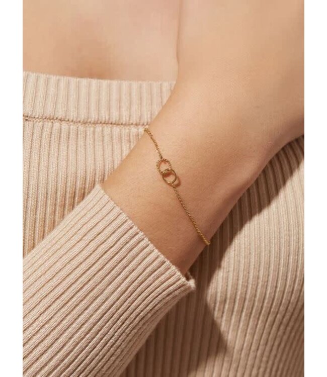 Jill Interlocking Circles Bracelet