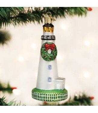 OLD WORLD CHRISTMAS Ocracoke Lighthouse Ornament
