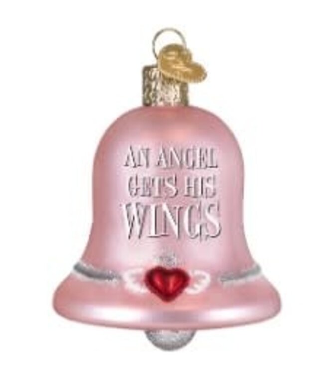 OLD WORLD CHRISTMAS Every Time A Bell Rings Ornament