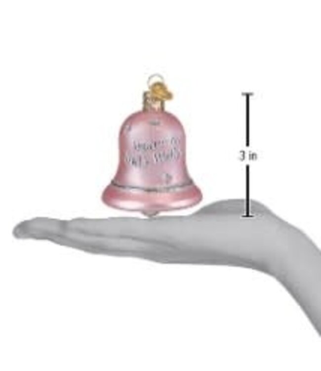 OLD WORLD CHRISTMAS Every Time A Bell Rings Ornament