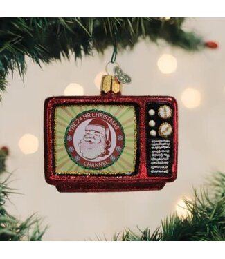 OLD WORLD CHRISTMAS 24 Hr Christmas Channel Ornament