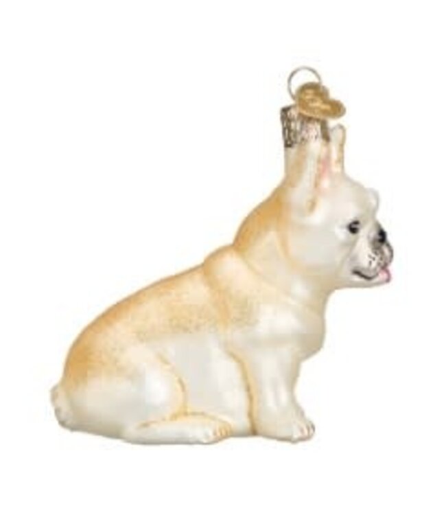 OLD WORLD CHRISTMAS French Bulldog Ornament