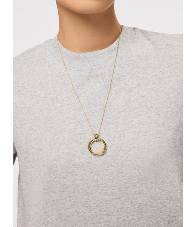 Penny Gold Pendant Necklace