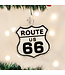 OLD WORLD CHRISTMAS Historic Route Sign Ornament