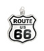 OLD WORLD CHRISTMAS Historic Route Sign Ornament
