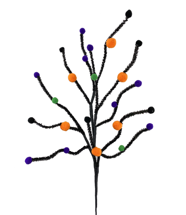 Felt Ball Twig Spray