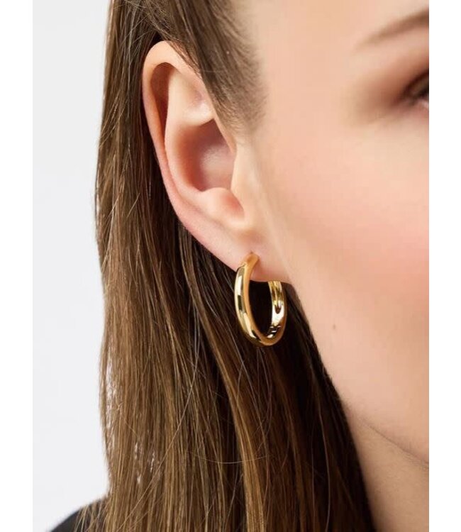 Giulia Gold Hoop Earrings