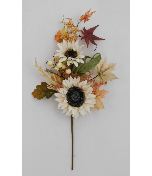28 IN Mixed Sunflower Spray