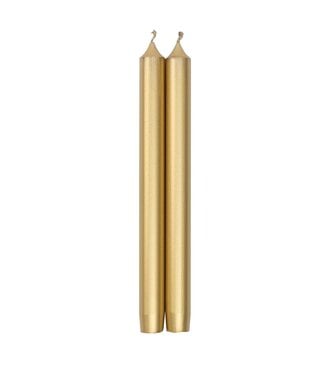 Straight Taper 12" Crown Candle Pair