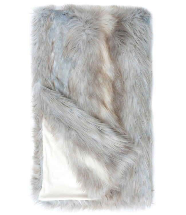 Limited Edition Siberian Fox Faux Fur Throw