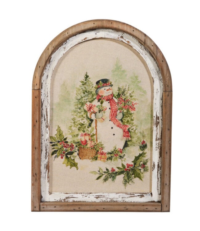 16.5" Watercolor Holiday Framed Wall Art - Sold Individually