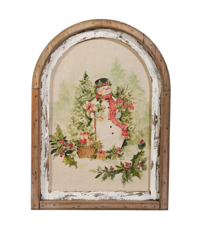 16.5" Watercolor Holiday Framed Wall Art - Sold Individually