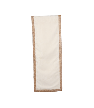 Ivory Gold Bling Table Runner