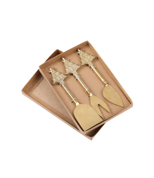 Gold Tree Cheese Server - Sold as Set