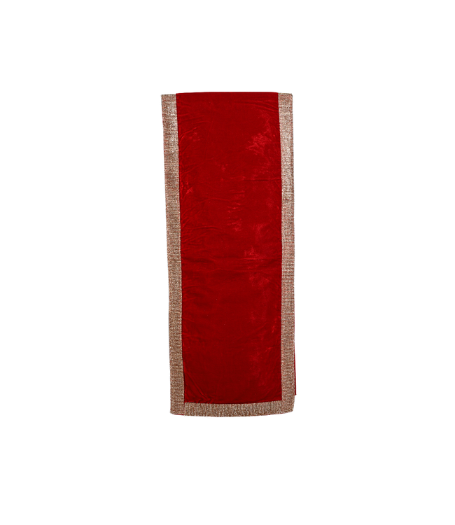 Red Bling Table Runner