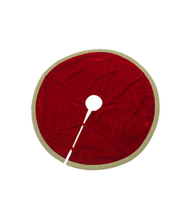 Bling Tree Skirt - Red
