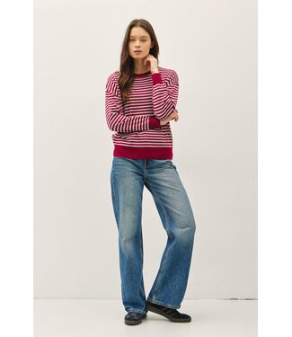 Danica Striped Sweater Top
