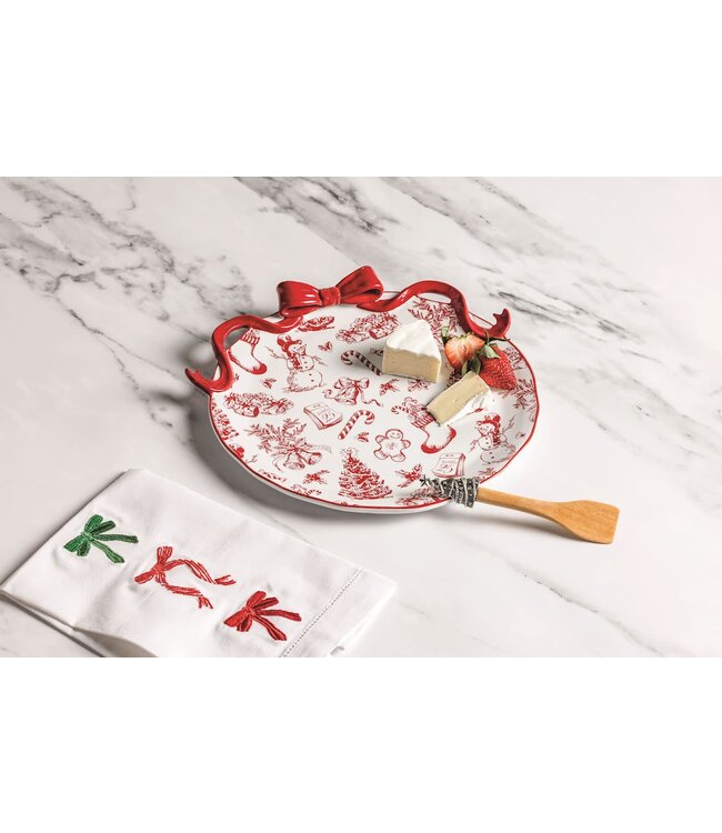 Bow Cookie Plate Set