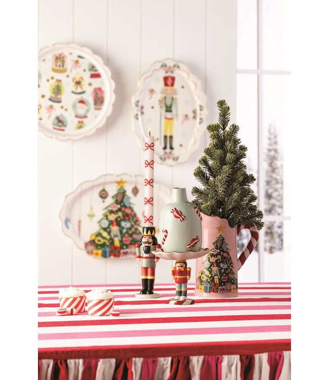 Tree Candy Cane Handle Pitcher