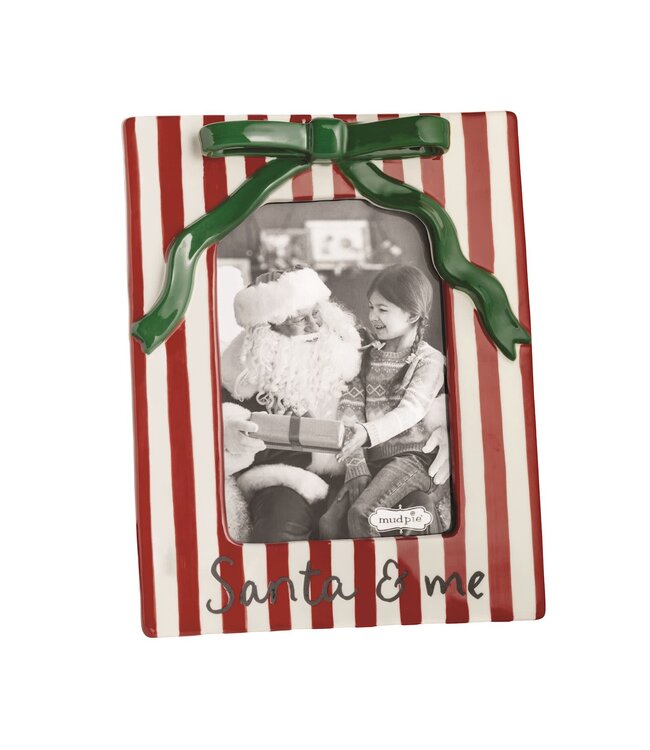 Ceramic Christmas Bow Frame