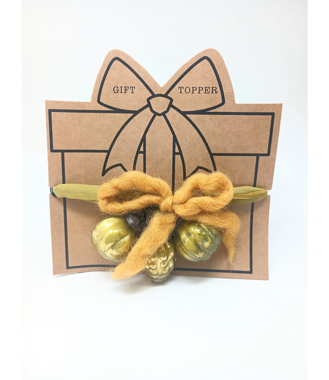 Glass Ornament Gift Topper