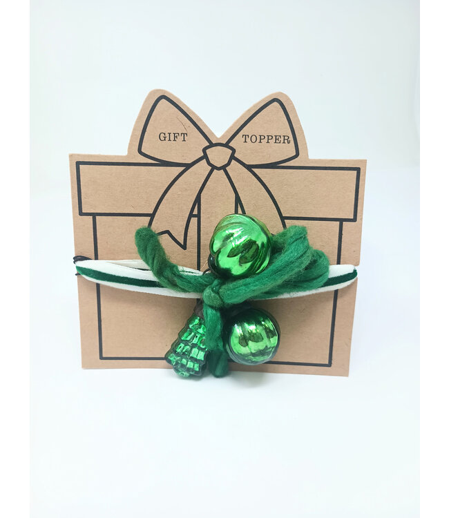 Glass Ornament Gift Topper