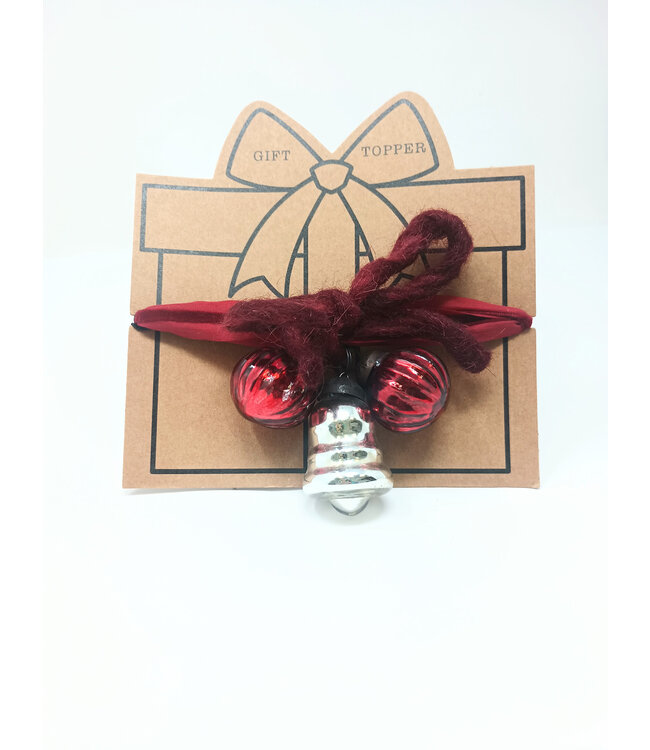 Glass Ornament Gift Topper