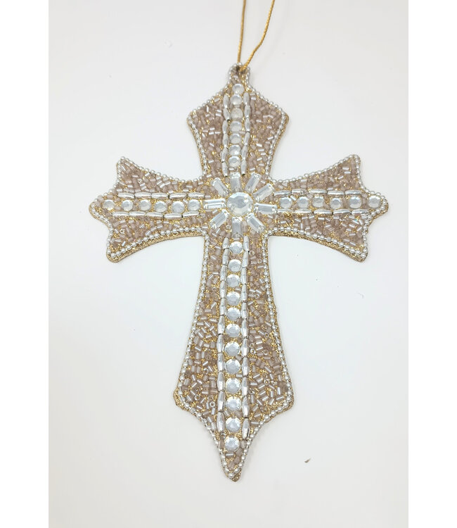 6" RENAISSANCE CROSS ORNAMENT