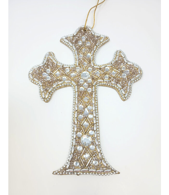 6" RENAISSANCE CROSS ORNAMENT