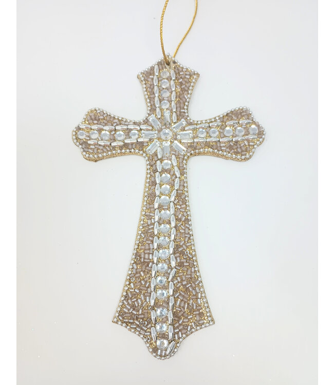 6" RENAISSANCE CROSS ORNAMENT